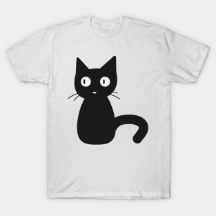 shocking black cat T-Shirt